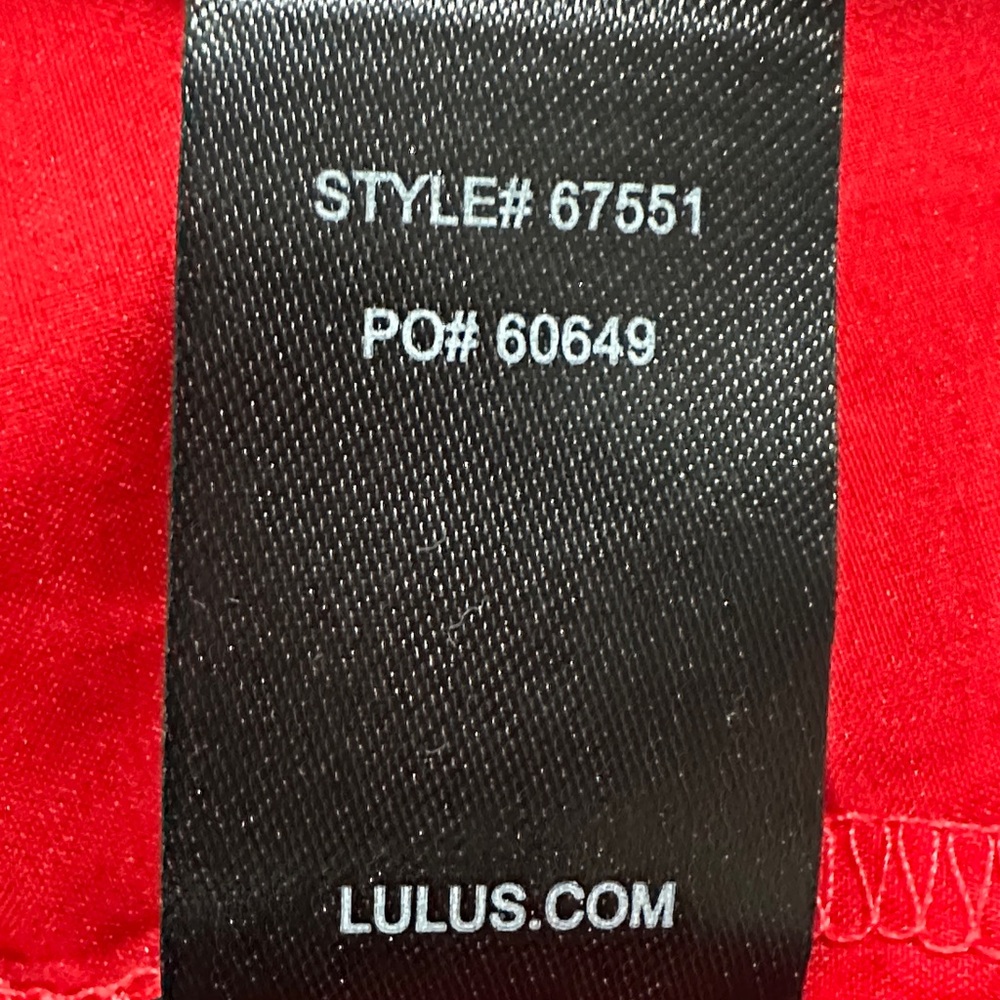 Lulus Ruby Red One Shoulder Boho Wedding Guest Floral Vacation Maxi Dress Size M - Picture 17 of 17